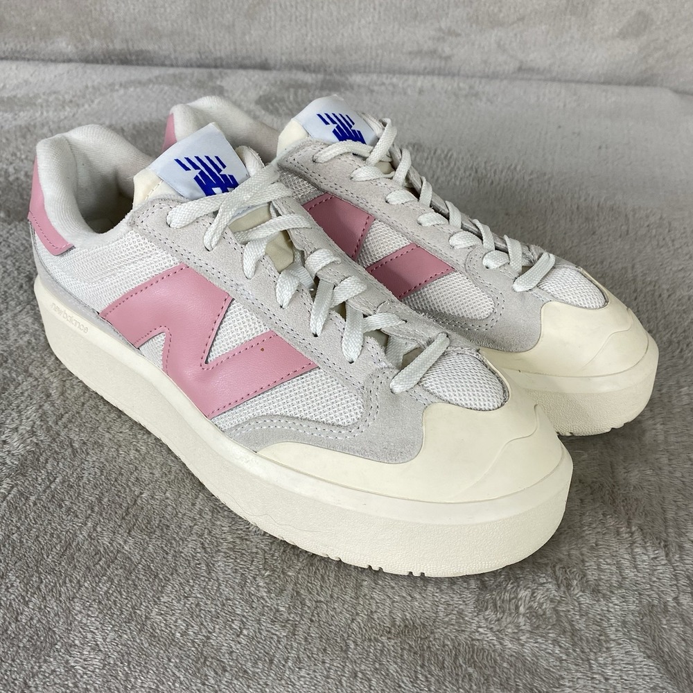 New Balance CT302 Shoes Mens 7.5 Women 9 Sea Salt Pink Leather Sneakers NEW